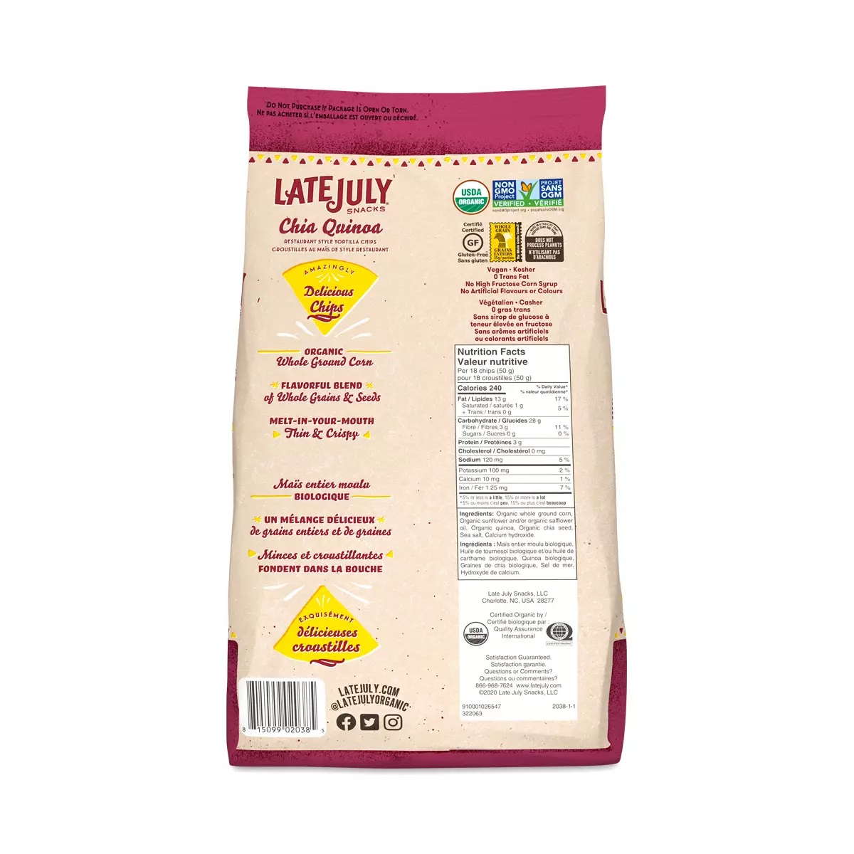 late july quinoa chips