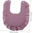 thumbnail image 2 of 3Pcs Cotton Bibs for Boy Girl Adorable Teething Drooling Bibs Lightweight Absorbent Multipurpose for Feeding Easy to Carry, 2 of 5