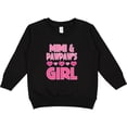 thumbnail image 2 of Inktastic Mimi and Pawpaw Girl Granddaughter Valentine Toddler Sweatshirt, 2 of 4