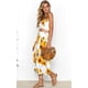 thumbnail image 3 of Blusa floral para mujer, vestido de traje con falda larga, 3 of 7