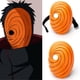 thumbnail image 1 of Halloween COSPLAY Anime Naruto Máscara Uchiha Obito A Fei Banxiao Resina Máscara, Anime Cosplaying Máscara Halloween Fiesta de Navidad Disfraz Props Máscara JAMW Sencillez, 1 of 5