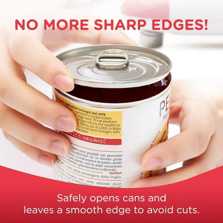 Mini Electric Can Opener : Smooth Cutting Edge, Battery Operated Mini Can Opener, Size: Small
