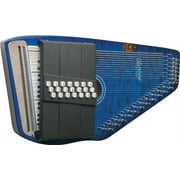 Oscar Schmidt 21 Chord Autoharp - Quilt Trans Blue - OS21CQTBL