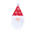 thumbnail image 2 of Adornos Navideños Fiudx, Muñeco Anciano sin Rostro, Funda para Botella de Vino, Bolsa de Regalo, 2 of 7