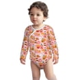 thumbnail image 2 of Xecao Funny Food Print Baby unisex-baby Cotton Long-sleeve Bodysuits-12 Months, 2 of 6