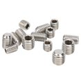 200Pcs Hex Grub Screws Socket Headless Assortment Stainless Steel ...