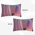 thumbnail image 2 of Naloa Dreamy Moonlit Window Pillowcase, Throw Pillowcase, Wrinkle-Free, Stain-Resistant with Hidden Zipper for Bedroom Sofa-20"x30", 2 of 6