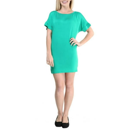 24/7 Comfort Apparel Women's Oversized T-shirt Dress