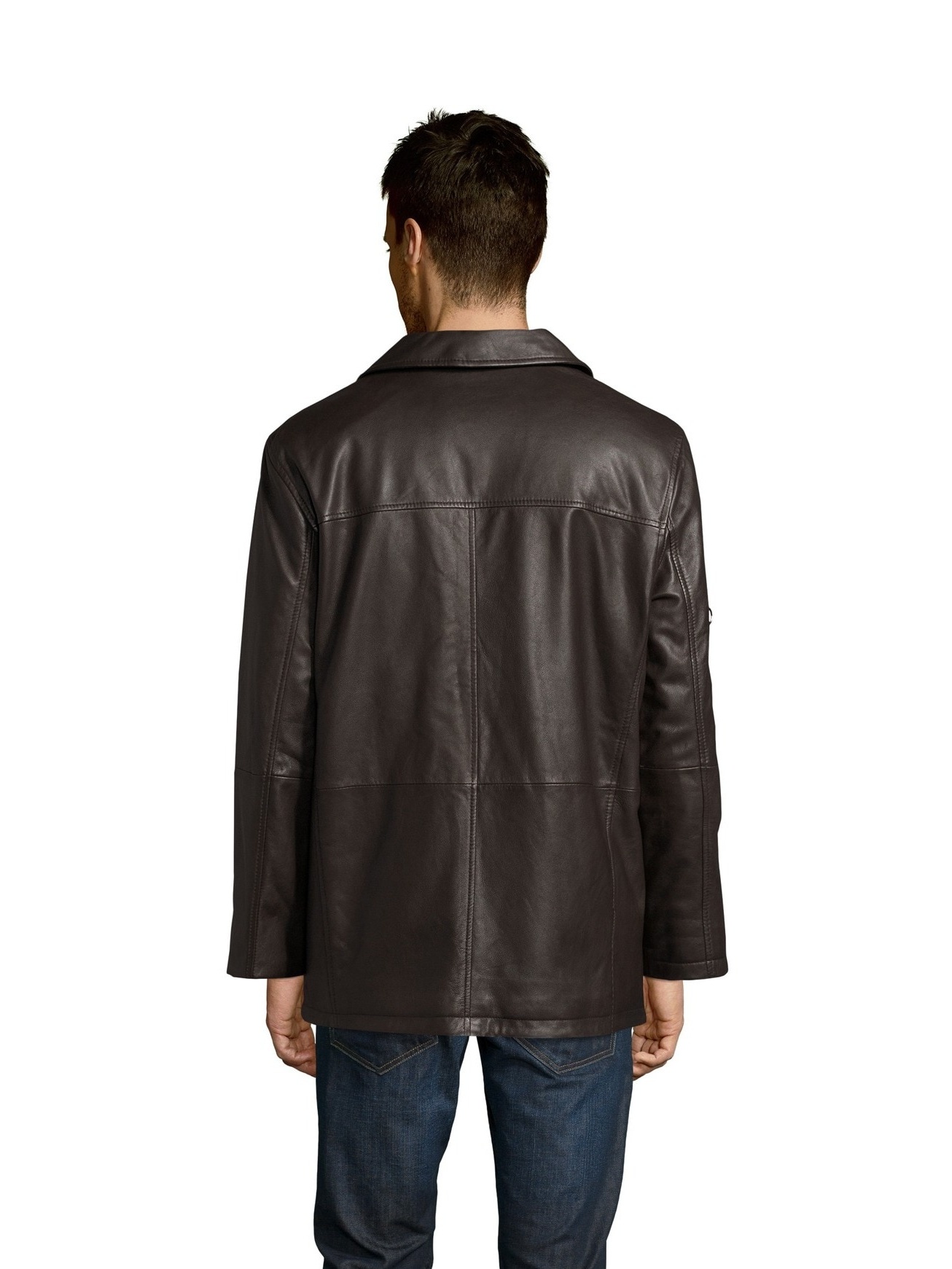 M】OVY Waterproof Calf Leather Car Coat Waterproof Calf