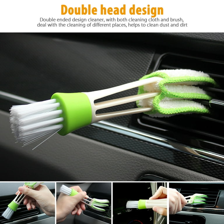 12pcs Car Detailing Brush Set for Cleaning Wheels, EEEkit Auto Detailing Kit  for Cleaning Car Motorcycle Interior, Exterior, Dashboard Including Leather  Air Vent Brush, Detail Brushes Wire Brush 