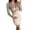 C-Rose Gold335, variant on DHFJKG Sequins Dresses For Women Sparkly Glitter Long Sleeve Party Mini Dress Evening Gown Deep V Neck Slim Fit Sexy Versatile Dresses