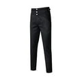thumbnail image 4 of Mens Pants with Elastic Waist Mens Gothic Style Pants Button Retro Stage Performance Style Medieval Clothing Pants Elastic Waist Pants for Men Elastic Waist Pants Men, 4 of 9