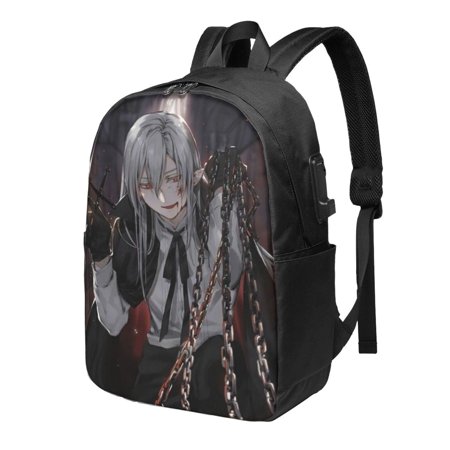 Ferid Bathory Anime Backpack 3D Printed Travel Bags