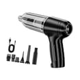 thumbnail image 2 of Aspiradora de automóviles portátil portátil, 80W recargable de bajo ruido de 7.4V, aspiradora inalámbrica de mano limpieza rápida para el automóvil en Negro, 2 of 9