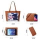thumbnail image 5 of Bolsos de mano de cuero sintético a la moda para mujer, bolso de hombro, bolso con asa superior, conjunto de 4 Uds., 5 of 5