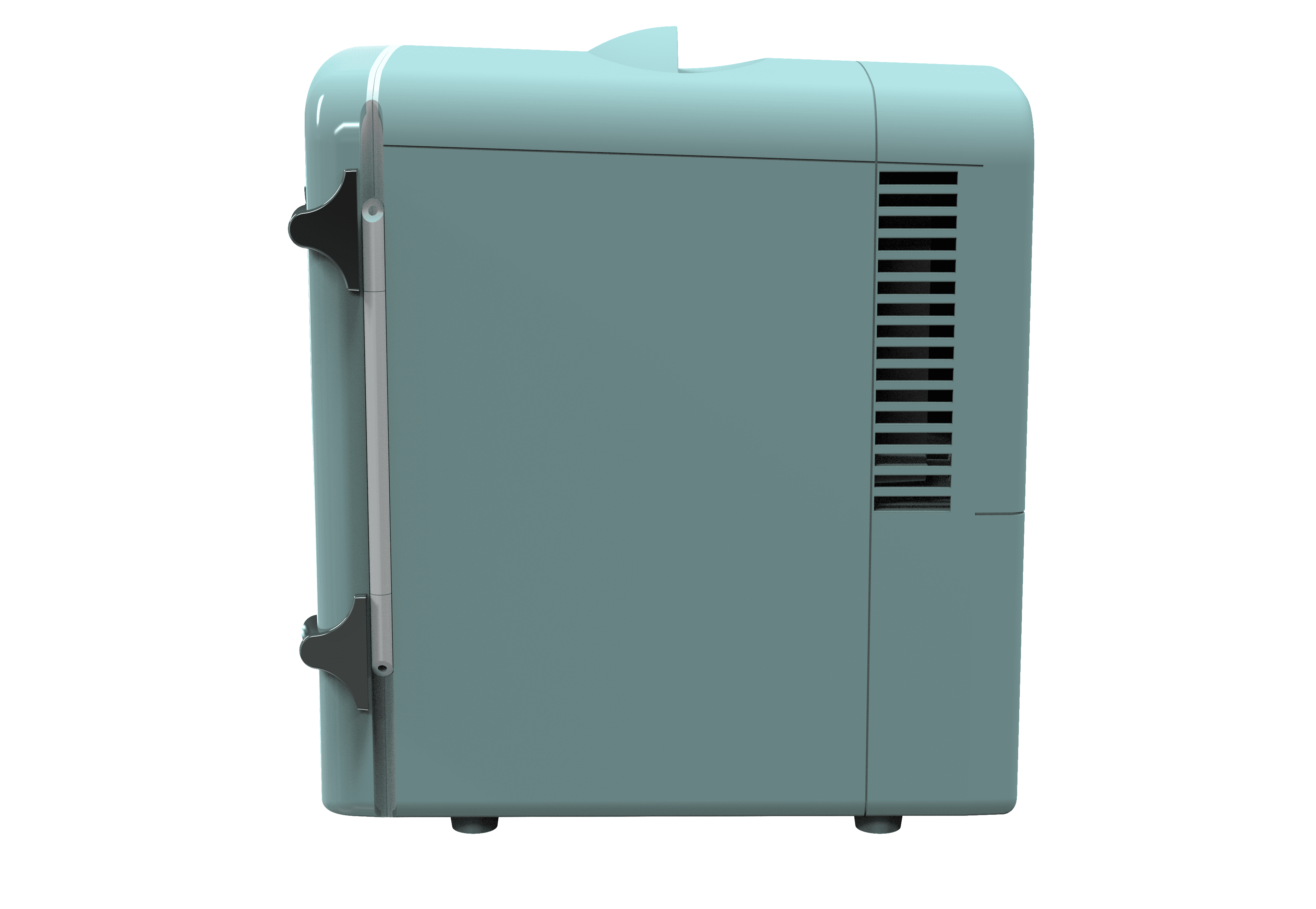 Arctic Chef Portable Mini Retro 6 Can Beverage Refrigerator, Blue