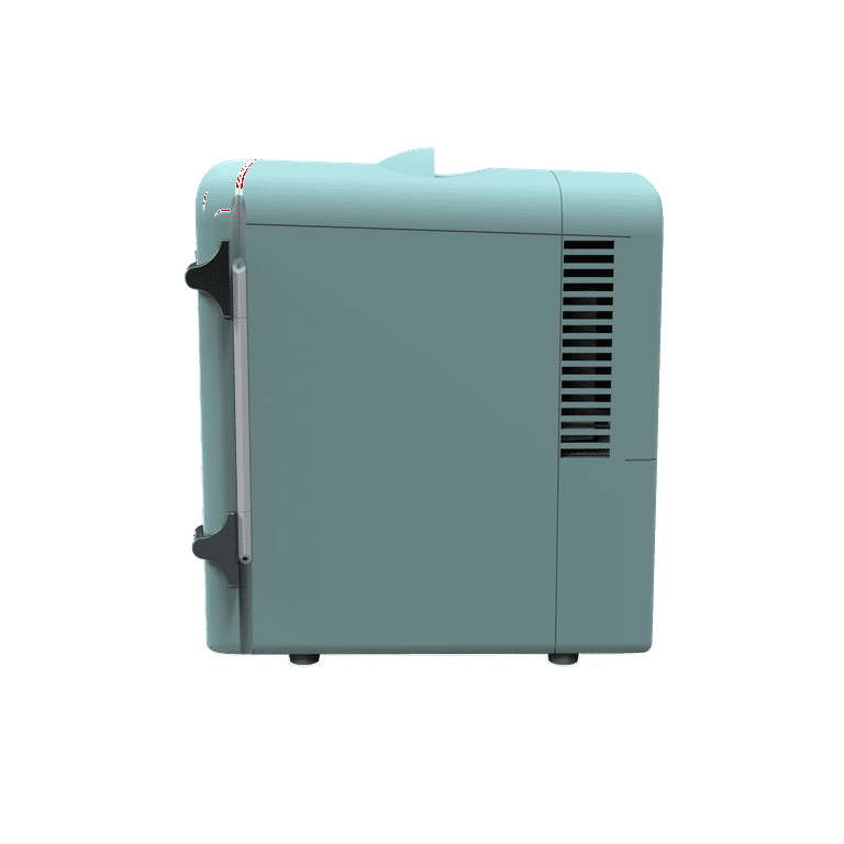 Arctic Chef Portable Mini Retro 6 Can Beverage Refrigerator, Blue