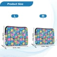 thumbnail image 4 of FORMRS 13-13.3 inch Laptop Sleeve Case Soft Carrying Quilted Computer Bag Cover, Colorful Geometric Pattern, 4 of 7