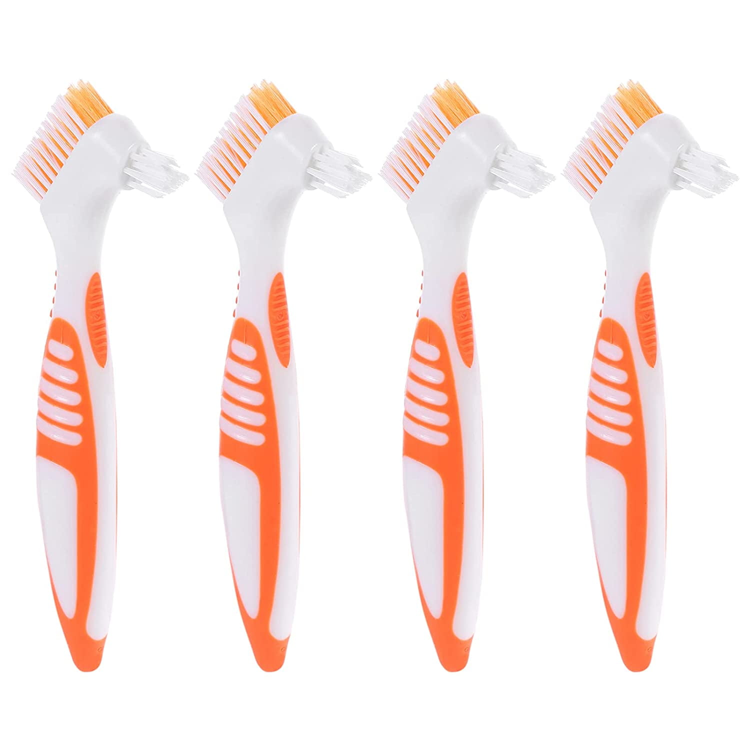 Denture Brushes 4Pcs Double sided Toothbrushes Orthodontic Appliance
