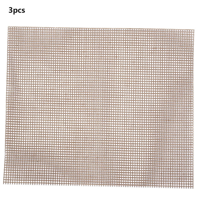 Spptty Tapis de Barbecue Réutilisables Ensemble de 3 Antiadhésifs pour Usage Extérieur 36x42cm