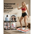 thumbnail image 4 of BEF Vibrating Plate Exercise Machine，Bluetooth Remote and LED Display, 300 lbs, 150 Watts Shake Board for Women and Men, Entertainment Activities, Orange, 4 of 7