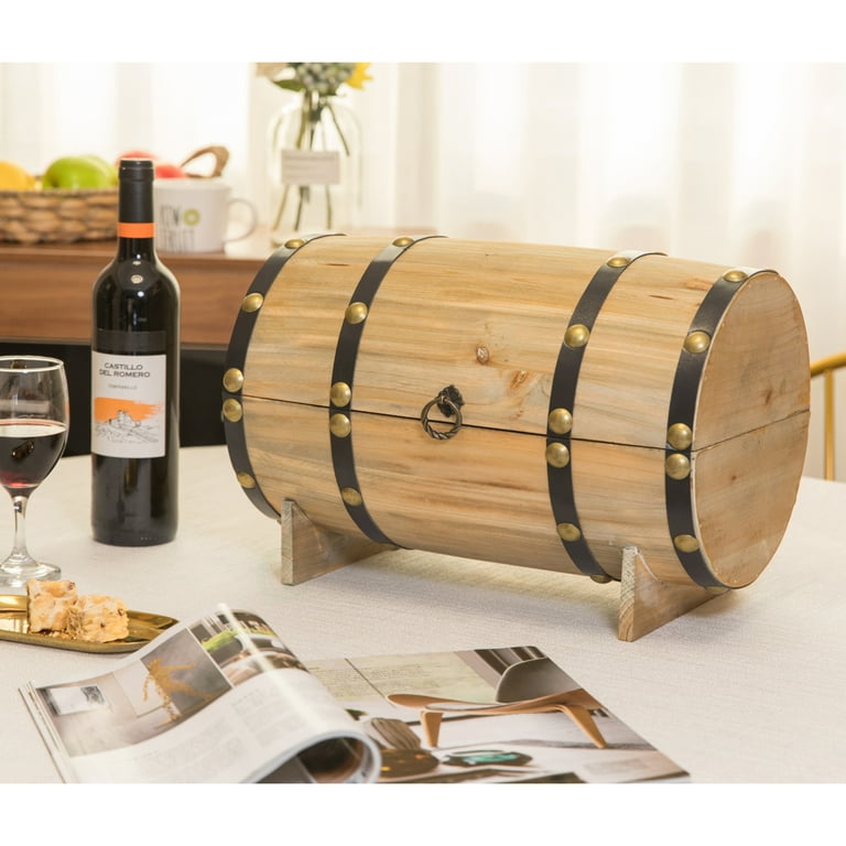 treasure 15枚 Vintiquewise QI003665N 10.25 x 15 x 9 in. Wooden Wine Barrel