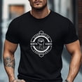 thumbnail image 1 of T-shirt pour Homme, Simple et Stylé, Propre et Minimaliste, T-shirt d'Été Décontracté à Col Rond à Manches Courtes avec Motif de Garde du Nord Scandinave pour Homme,, 1 of 5