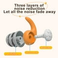 thumbnail image 6 of Reusable Silicone Ear Plugs for Kids Water Activities Swimming Surfing Showering and Sleep, 6 of 6