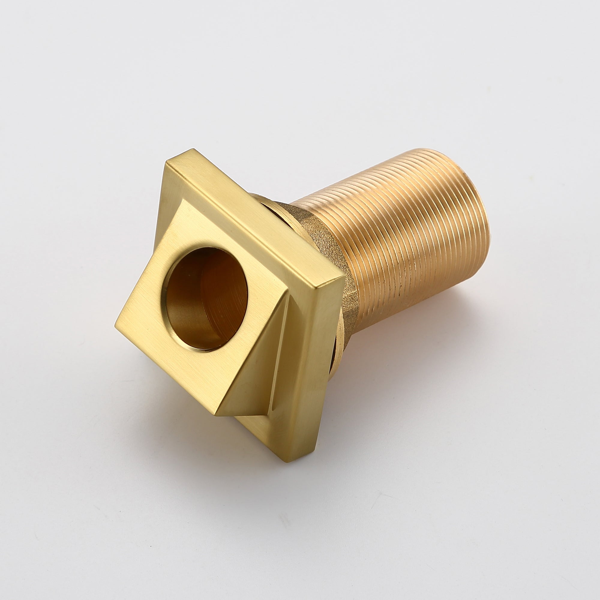 Deck Mount Diverter Tub Faucet,High Flow Waterfall Tub Spout with Hand Shower Brushed Gold Finish