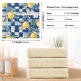 thumbnail image 6 of Yayeee 6 Pack Kitchen Dish Cloths Set for Washing Soft Drying Absorbent Microfiber Towels, Retro Plaid Lemon, 6 of 9