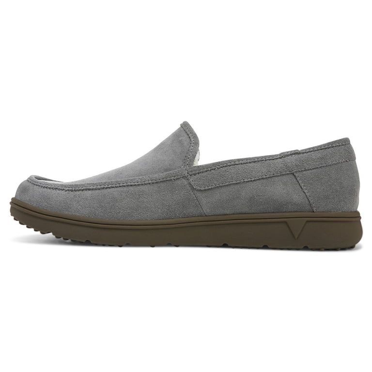 NEW VIONIC men\'s gustavo slipper in charcoal Vionic Men main image 4