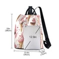 thumbnail image 3 of FORMRS Women's Travel Backpack Purse Anti-Theft Hidden Pockets Casual Shoulder Bag, Pink Ice Cream Pattern, 3 of 7