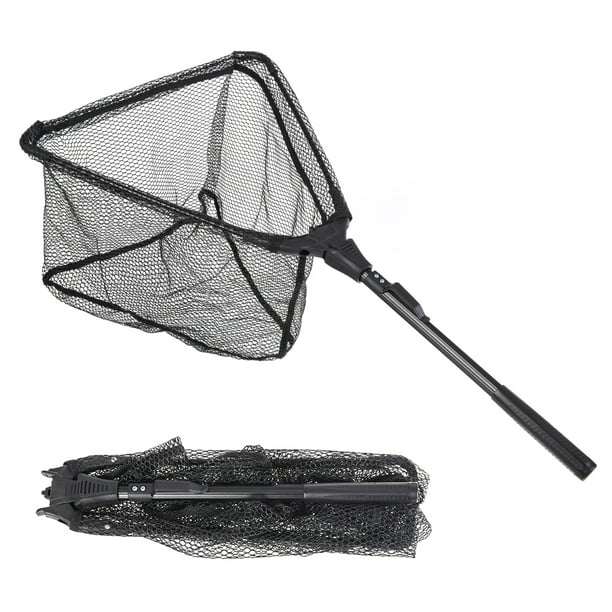 Labymos Folding Fish Landing Net Portable Collapsible Triangular Fly Fishing  Net Fish Catching or Releasing 