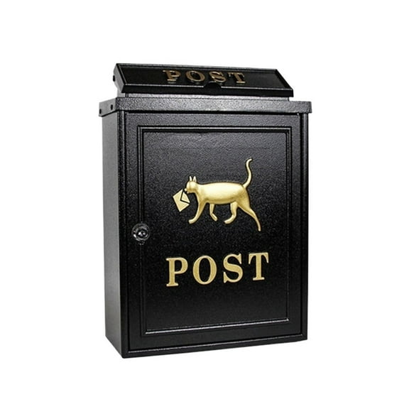 Wall Mounted Aluminium Post Retro Outdoor Street Mailbox