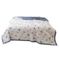 thumbnail image 2 of Soft Washed Cotton Kids Summer Quilt, Single Size Lightweight Conditioner Blanket, Washable Thin Bedspread for Baby Nap, 1 Piece, 2 of 5