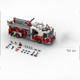 thumbnail image 5 of 2218 Uds. Vehículos urbanos coche de bomberos MOC FDNY Set-escalera 102 + motor 34 modelo de bloques de construcción juguete ladrillo regalos de cumpleaños para niños, 5 of 5