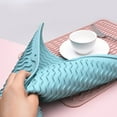 thumbnail image 6 of Silicone Dish Drying Mat For Multiple Usage Easy Clean Heat Silicone Mat For Kitchen Counter Or Sink Refrigerator Or Drawer Liner, 6 of 8
