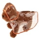 thumbnail image 1 of Xiao Hua Chubasquero impermeable para perros, ropa ligera para la lluvia con capucha tipo poncho (L, naranja), 1 of 4