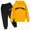 Yellow, variant on Toddler Boy Clothes Long Sleeve Sweatshirt & Pants 2Pcs Fall Winter Outfits Baby Boys' Clothing Sets 6-12 Months 12-24 Months 2T 3T 4T 5T 6T Children Blue,11-12 Years