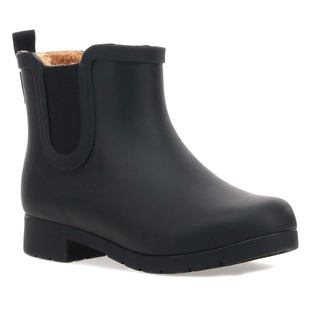 Peluche impermeable negro Bootie Chooka Delridge para mujer