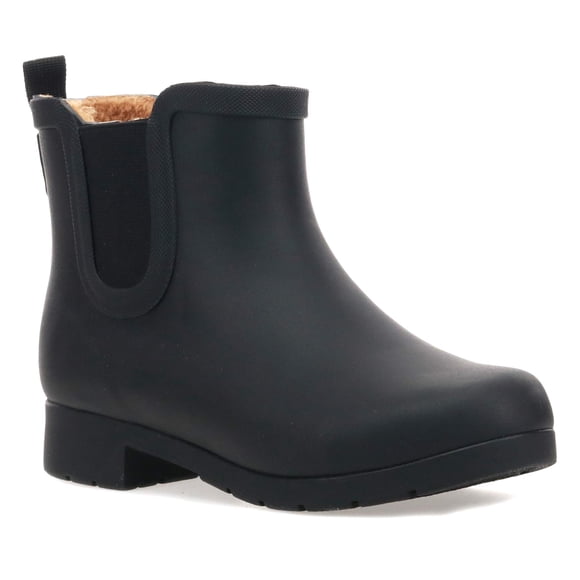 Peluche impermeable negro Bootie Chooka Delridge para mujer