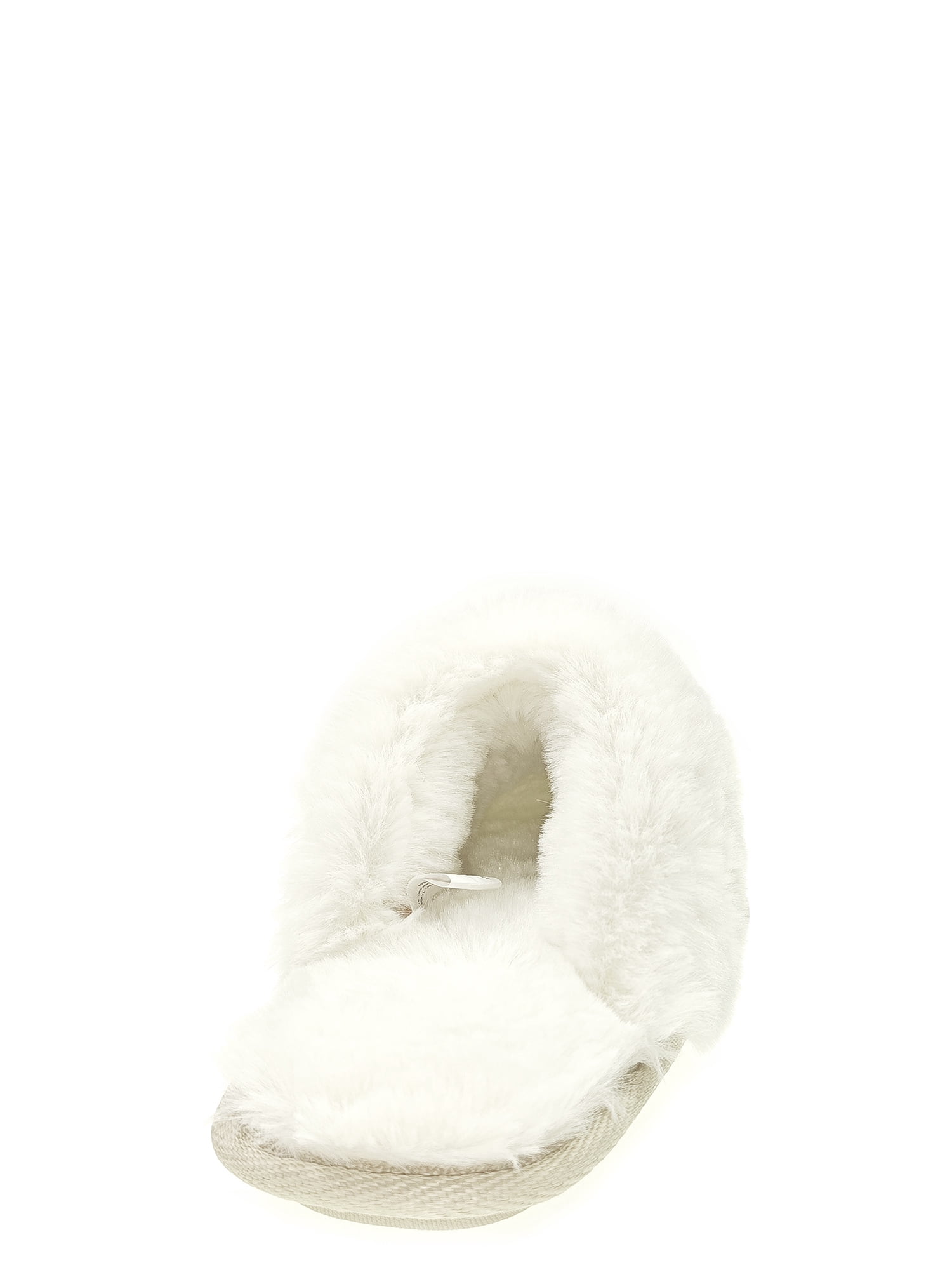 Holiday Time Mommy & Me Metallic Scuff Slippers