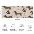 thumbnail image 3 of Dachshund and Paws Bathroom Rugs Mat,Non Slip Microfiber Bathroom Rug,Rubber Backing,Soft Bathroom Mats for Bathroom Floor,Tub and Shower,60x24in(150x60cm), 3 of 5