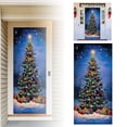thumbnail image 3 of Christmas Party Decorations Snowman Door Cover Decorative Tapestry Holiday Event Curtain for Festive Home, 3 of 6