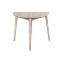 thumbnail image 3 of New Classic Furniture Oscar 3-piece Wood Dining Set in White Ash, 3 of 10