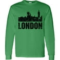 thumbnail image 3 of Inktastic London England City Skyline with Grunge Long Sleeve T-Shirt, 3 of 5