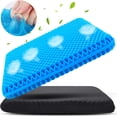 thumbnail image 1 of Cojín de asiento de gel grande YONGSHENG para silla de ruedas suave y transpirable, 1 of 4
