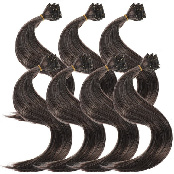 IFANLANDOR 7Pcs Hair Extensions for Women 11.8x1.8x0.1in with Natural and Realistic Effect