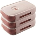 thumbnail image 1 of Fiudx Caja para Guardar Huevos, Cajón con Ruedas de 34 Compartimentos, Diseño Transparente para Mantener La Frescura, Material Pp Ecológico y Seguro, Organización En El Refrigerador, Fácil de Limpiar, 1 of 2