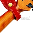 thumbnail image 2 of Sangle de Guitare en Cuir pour Guitare Acoustique Folk Classique Multicolore Cuir Rouge, 2 of 6